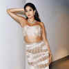 janhvi kapoor gold dress Golden Embellished Lehenga Set AS SEEN ON Janhvi Kapoor main image 1