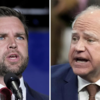 Vice Presidential Debate Live Updates: JD Vance, Tim Walz to face off in high-stakes Vice Presidential debate