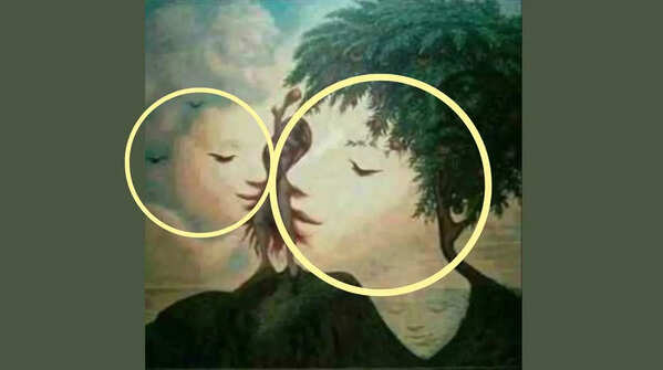 If you saw a mother-child in the image first