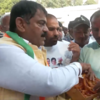 Assembly poll results live: Congress workers distribute jalebis at AICC Headquarters in Delhi
