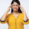 Severe headache, especially pain behind the eyes