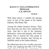 Ratan Tata News: BJP veteran LK Advani mourns late industrialist's death