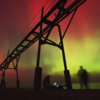 Celestial lights seen over Lake Michigan
