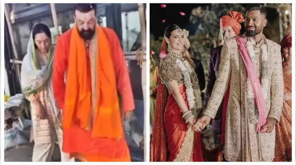 Sanjay Dutt-Manyata to Hardik Pandya-Natasa Stankovic: Bollywood couples who renewed their wedding vows
