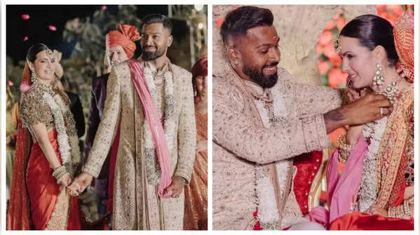 Hardik Pandya and Natasa Stankovic
