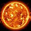 Polar temperatures of Sun