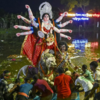Devotees flock Temples, pandal to offer prayers