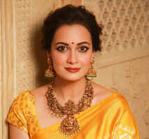 Dia Mirza's ethnic wear is a captivating display of timeless elegance and grace
