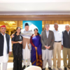 Samajwadi Party chief Akhilesh Yadav, DMK MP Kanimozhi Karunanidhi, NCP-SCP MP Supriya Sule and CPI leader D Raja in Srinagar to attend the swearing-in ceremony of J&K CM-designate Omar Abdullah. Omar Abdullah to take oath as J&K CM today.