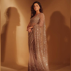 Sequin saris for the big day