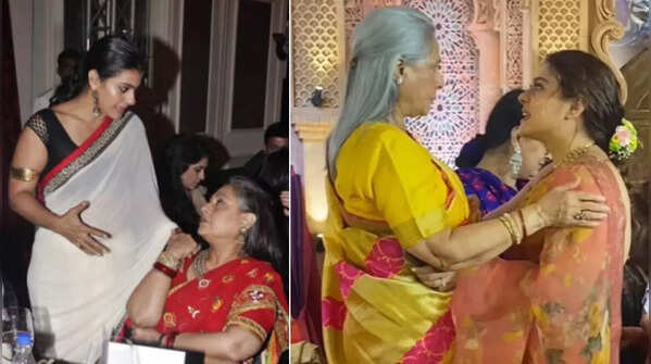 Embracing each other warmly