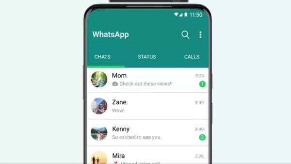 Open WhatsApp on your mobile device