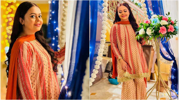Retro Vibes in a Striped Sharara