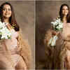 Dreamy Flowing Gown for a Photoshoot
