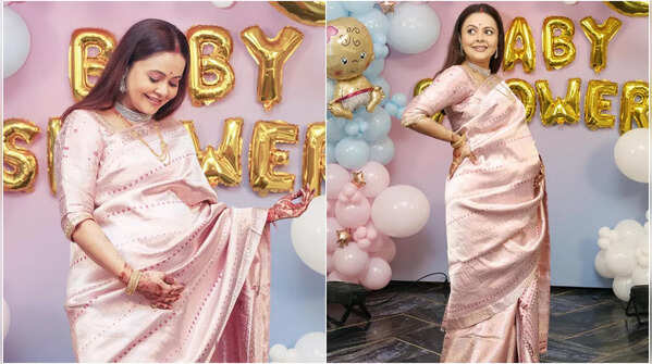 Mekhola Chador for Her Baby Shower