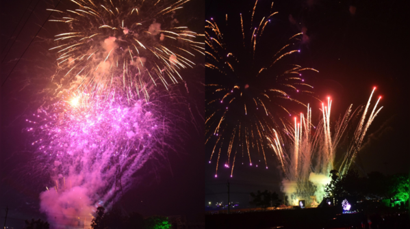 Dazzling laser show
