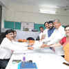 Maharashtra assembly polls: BJP candidate from Kothrud Chandrakant Patil filed his nominations from the Kothrud assembly seat.
