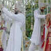 Their wedding look