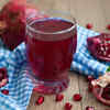 Pomegranate Juice with a Hint of Basil