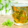 Fresh Mint Green Tea with a Squeeze of Lemon