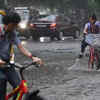 City Latest News Today Live: School students leaving from school during the rain at Virugambakkam in Chennai on Wednesday