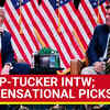 Article image for: Top Five Sensational Picks From Trump's Interview With <i class="tbold">tucker carlson</i> | Watch