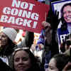 Demonstrators chanted, 'We won't go back'