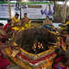 Rituals performed for special 'yagam'