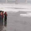 City Latest News Today Live: People take a dip in the Yamuna River near Kalindi Kunj in Delhi amid toxic foam on the first day of Chhath Puja