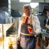 Trump at McDonald's