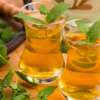 Mint and basil infusion