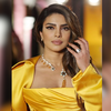 Diamond and yellow stone necklace-pendant- Priyanka Chopra