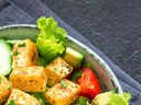 How to make healthy Paneer Salad at home