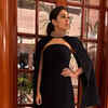Sara Ali Khan raises the fashion bar with her latest look in a black mini  dress with cape | Times of India