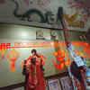 The unique decor of the temple 