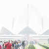 Delhi’s air quality remains toxic as it stays in the 'severe plus' category. A View of the Lotus Temple.