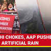 Article image for: Delhi Under Smog Blanket: AAP Seeks Nod For <i class="tbold">artificial rain</i>; BJP Stages Protests As AQI Worsens