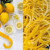 Lemon peel tea