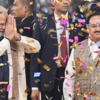 PM Modi greeted supporters