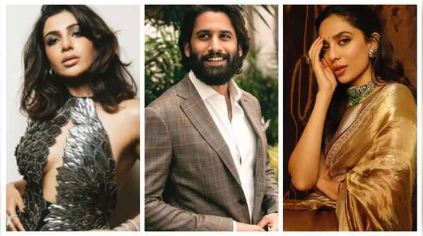 Samantha, Naga Chaitanya and Sobhita Dhulipala