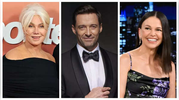 Deborra-Lee Furness, Hugh Jackman andStutton Foster