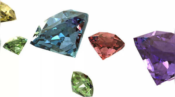 Most diamonds are clear, but some are colourful
