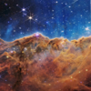 Cosmic cliffs of the Carina Nebula