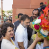 Takes over Wayanad seat from brother Rahul