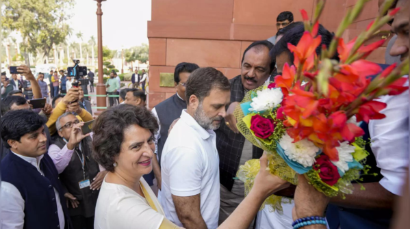 Takes over Wayanad seat from brother Rahul