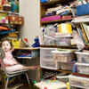 There is clutter all over 