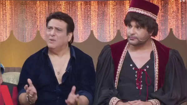 Govinda and Krushna Abhishek Reunite on The Great Indian Kapil Show