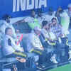 India vs Australia PM XI Match Live Score: A relaxed Indian dugout as players wait for the rain to stop