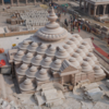 Mandir shikhar near complition