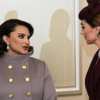 Article image for: Kate greets Qatar Emir's wife